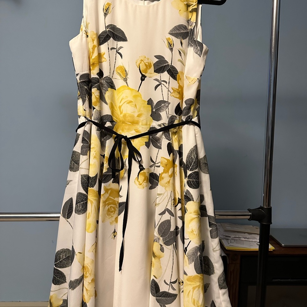 Ricki’s Floral Yellow and Black Dress